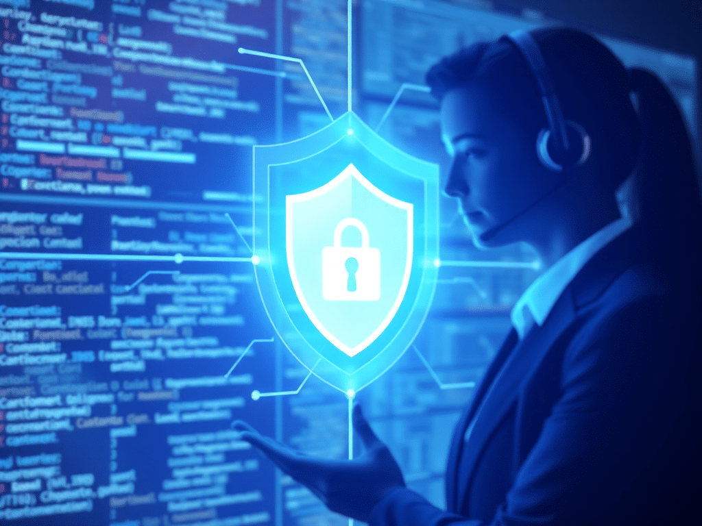 Quy trình bảo mật thông tin khi liên hệ hỗ trợ khách hàng Sunwin với biểu tượng khiên bảo vệ và giao diện công nghệ hiện đại